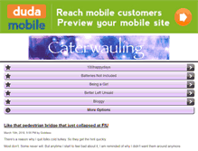 Tablet Screenshot of caterwauling.com